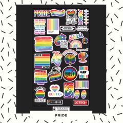 Sticker Pride LGTBQ+ · Calcos · Vinilos · Pegatinas · Termo