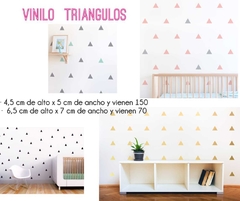 Vinilo Decorativo Triangulos - tienda online