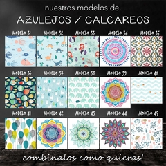 Imagen de Vinilos Decorativos Azulejos Cocina Baño 15x15cm Pack X 30