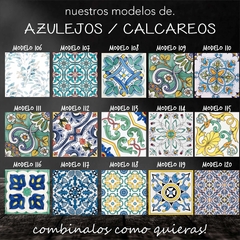 Vinilos Decorativos Azulejos Cocina Baño 15x15cm Pack X 30 - tienda online