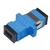 ACOPLADOR OPTICO SIMPLEX SC/SC AZUL SM UPC (MONOMODO) - HOM. ANATEL - LASTMILE