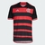 Camisa Flamengo I 24/25 s/n° Torcedor Adidas Masculina - Vermelho e Preto