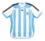 Camisa Argentina Retro 2006 Adidas Torcedor - Branca e Azul