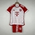 Kit infantil Bayern Munique 23/24 - Branco e Vermelho