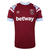 Camisa West Ham I 22/23 Umbro Torcedor - Bordô e Azul