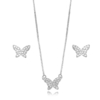 Conjunto Borboleta Micro Zircônia