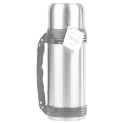 Garrafa Termica Inox Parede Dupla Prata 1l - Mokha - comprar online