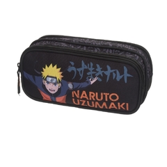 Kit Mochila Rodinhas Lancheira e Estojo NARUTO NINJA RUN