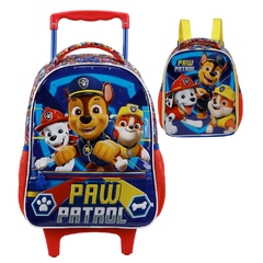 Kit Mochila de Rodinhas e Lancheira PATRULHA CANINA 11800