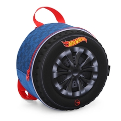 Lancheira Térmica Oficial HOT WHEELS Pneu Azul - Luxcel