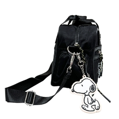 Bolsa Mini Baú Oficial SNOOPY Colors em Nylon SP2849PT Preto na internet