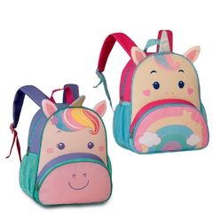 Mochila De Costas Infantil Clio Pets Unicórnio CP2653D