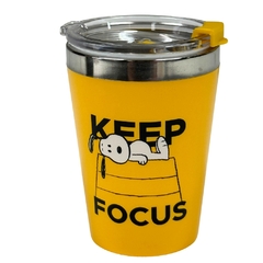 Copo Viagem Snap em Inox 300ML SNOOPY KEEP FOCUS - ZC - comprar online