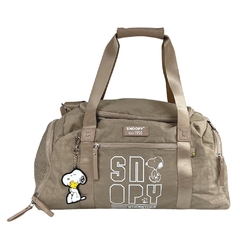 Bolsa Meia Viagem e Academia Oficial SNOOPY Bege SP2384BG - comprar online