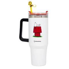 Copo Térmico Canecão Tumbler Inox 1,15L Canudo SNOOPY - comprar online