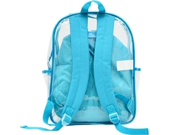 Imagem do KIT MOCHILA E ESTOJO TRANSPARENTE OFICIAL LULUCA LU3194 AZUL