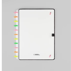 Caderno Inteligente LETS GLITTER NEON BLACK - Pequeno - A5 - Arrivata