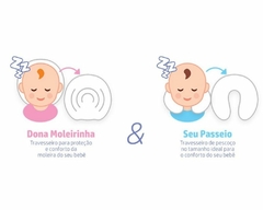 Dona Moleirinha e Seu Passeio TRAVESSEIRO 2X1 Capa Removível na internet