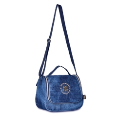 Kit Mochila de Rodinhas Oficial Rebecca Bonbon RB24066 Jeans