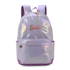 Mochila de Costas Oficial BARBIE Metalizado Lilás MS46811BB - comprar online