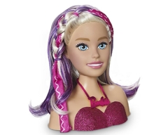 BARBIE BUSTO STYLING FACES COM MAQUIAGEM E ACESSÓRIOS MATTEL - loja online