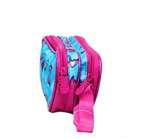 Imagem do Kit Mochila de Rodinhas Lancheira e Estojo Flamingo Rosa