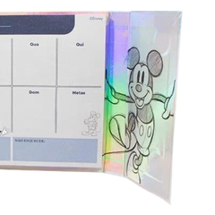 Planner Capa Dura Holográfica 100 ANOS DISNEY Zona Criativa - loja online