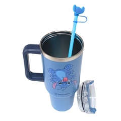 Copo Térmico Canecão Tumbler Inox 1,15L Canudo STITCH DISNEY - loja online