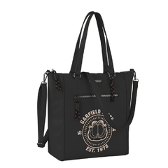 Bolsa Totebag Grande Oficial GARFIELD GF2385 Preto