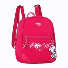 Bolsa Mochila de Costas em Nylon SNOOPY Collors SP2846 Pink