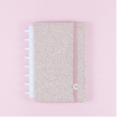 Caderno Inteligente LETS GLITTER ROSE - Pequeno - A5 - comprar online