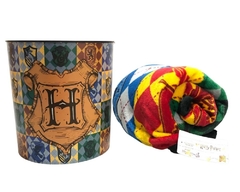 KIT MANTA + BALDE PIPOCA HARRY POTTER - ZONA CRIATIVA