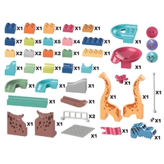 Blocos de montar BLOK BLOK Dinossauros - Zoop Toys - Arrivata