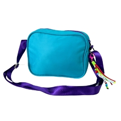 Bolsa Transversal Nylon Oficial Luluca - Semax LU2737 Azul - Arrivata