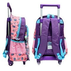 Kit Mochila Rodinhas Oficial STITCH DISNEY - Luxcel Roxo na internet