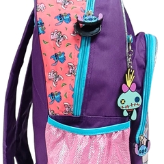 Mochila de Costas Oficial STITCH DISNEY - Luxcel Roxo - Arrivata