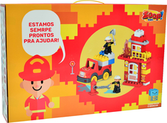 BLOCOS DE MONTAR ZOOP TOYS - SE MOVE LUZES E SONS BOMBEIROS - Arrivata