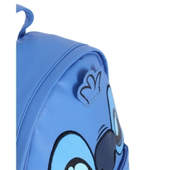 Bolsa Mochila Costas Couro Eco Oficial STITCH DISNEY Luxcel - Arrivata