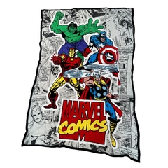 Imagem do Kit Manta + Balde Pipoca MARVEL COMICS - Zona Criativa