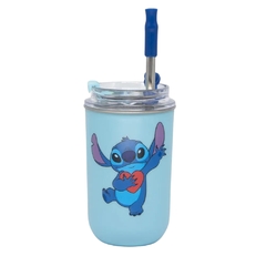 Copo Inox Canudo e Tampa 300ML STITCH DISNEY - Zona Criativa - comprar online