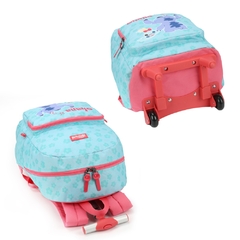 Kit Mochila Rodinhas Oficial STITCH DISNEY - Luxcel Turquesa na internet