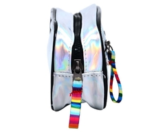 Imagem do KIT MOCHILA HOLOGRÁFICA NU3252 E ESTOJO 2 ZIPERES NOW UNITED