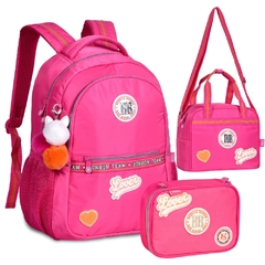 Kit Mochila de Costas Oficial REBECCA BONBON RB24004 Rosa