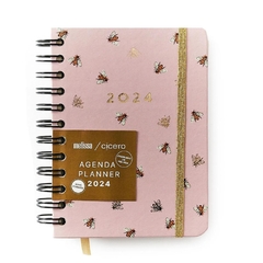 Agenda Planner Cícero Wire-o 2024 Diária MELISSA COLMÉIA - Arrivata