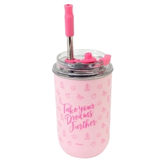 Copo Inox Canudo e Tampa 300ML PRINCESAS DISNEY - ZC na internet