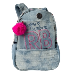 Mochila de Costas em Jeans OFICIAL REBECCA BONBON RB3165 - Arrivata