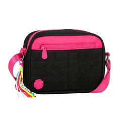 Bolsa Transversal Nylon Oficial Luluca - Semax LU2737 Preto