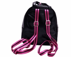 MINI MOCHILA PRETA PANDINHAS COM POMPOM OFICIAL LULUCA - comprar online