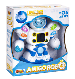 AMIGO ROBÔ BILINGUE INGLÊS PORTUGUÊS ZOOP TOYS