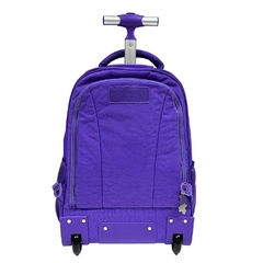 Kit Mochila de Rodinhas Oficial Rebecca Bonbon RB2424 Roxo - Arrivata